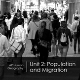 AP Human Geography Unit 2: Population & Migration Slides (2023)