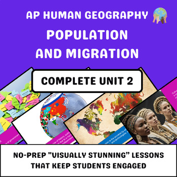 Preview of AP Human Geography Unit 2 - Population and Migration (Google Slides)