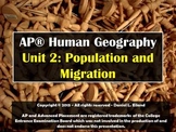 AP Human Geography Unit 2: Population and Migration Powerpoint