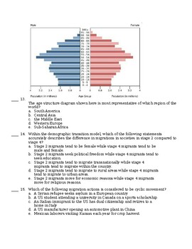 AP Human Geography Unit 2 Test Population Migration Patterns And   Original 8913120 4 