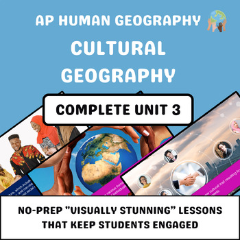Preview of AP Human Geography Unit 3 - Cultural Geography (Google Slides)