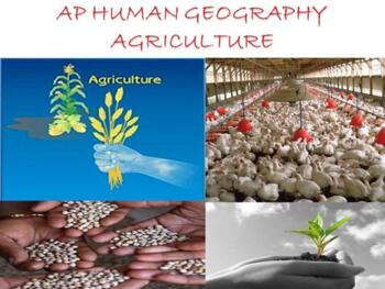 Preview of AP Human Geography Unit 5- Agriculture