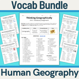 AP Human Geography - Vocab Assignment (Complete Course)