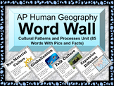 AP Human Geography Word Wall (Unit 3: Culture)
