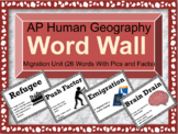 AP Human Geography Word Wall (Unit 2: Population & Migration)
