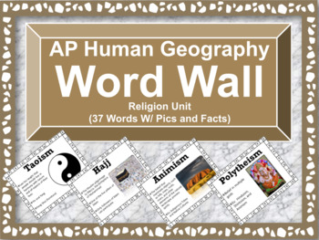 Ap Human Geography Religion Teaching Resources | TPT