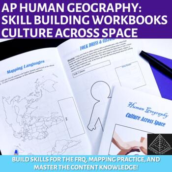 Preview of AP Human Geography Workbook Unit 3: Culture Across Space | Study Guide