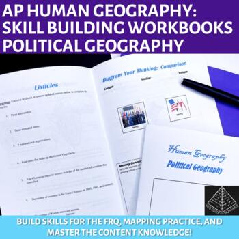 Preview of AP Human Geography Workbook Unit 4: Political Geography | Study Guide, Test Prep