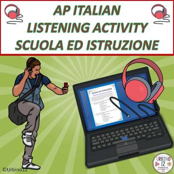 Preview of AP Italian Listening Activity Scuola ed Istruzione