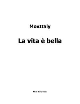 Preview of AP Italian: MovItaly, La vita è bella