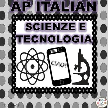 Preview of AP Italian Theme Posters Science and Technology