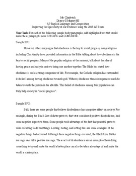 argument essay ap lang 2016