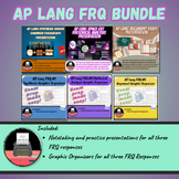 AP Lang Free Response Question Essay Writing Bundle