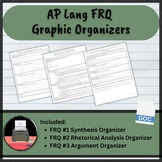 AP Lang FRQ Graphic Organizers