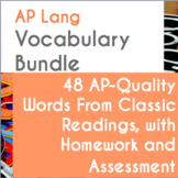 AP Lang Vocabulary Bundle: 48 Words from Classic Readings