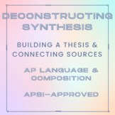 AP Lang and Comp: Deconstructing Synthesis; Remote Learner