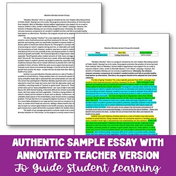 ap english language and composition exam synthesis essay