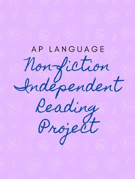 Preview of AP Language Independent Reading Project