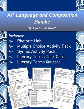 Preview of AP Language and Composition Bundle