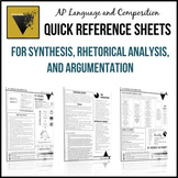 AP English Language and Composition Essay Quick Reference Sheets