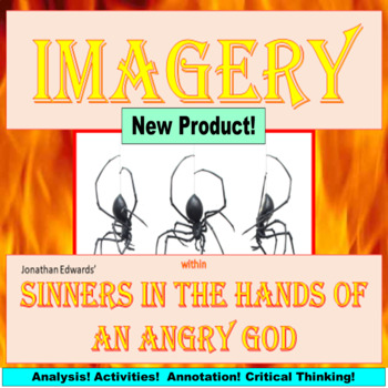 Preview of Sinners in the Hands of an Angry God and Imagery: PowerPoint, Google Slides