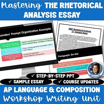 Preview of AP Language & Composition - Mastering the Rhetorical Devices Analysis Essay Unit