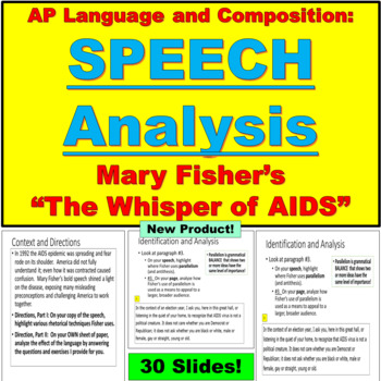 Whisper of aids speech analysis