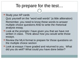 AP Language and Composition Test Review PowerPoint