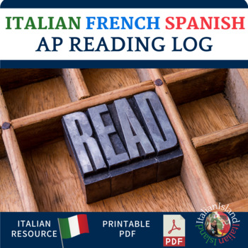 Preview of AP Language and Culture Authentic Resource Reading Log