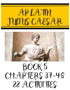 Preview of AP Latin Caesar Book 5.37-48 Activity Set
