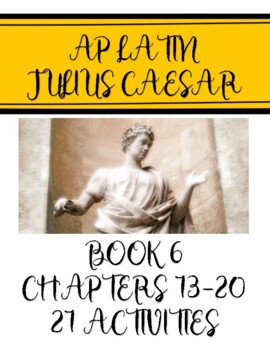 Preview of AP Latin Caesar Book 6.13-20 Activity Set