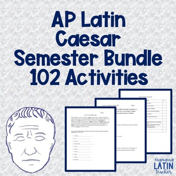 Preview of AP Latin Caesar COMPLETE BUNDLE