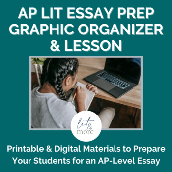 Preview of AP Lit Essay Prep Graphic Organizer and Lesson