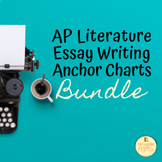 AP Lit Essay Writing Anchor Charts Bundle