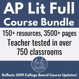 AP English Literature Full Course Year Long Curriculum | E