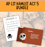 AP Lit Hamlet Act 5 Activities Bundle