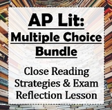 AP Lit: Multiple Choice Strategies Bundle (Slideshow and R