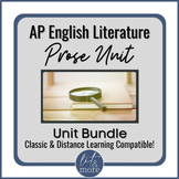 AP English Literature Prose Analysis Unit | Week Long Unit