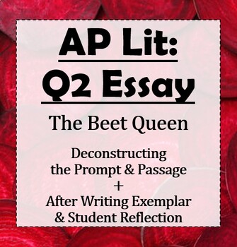 Preview of AP Lit: Q2 Essay - The Beet Queen - Deconstruction & Exemplar Reflection
