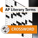 AP Literary Terms Crossword Puzzle