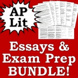 AP Literature Essays and Exam Prep BUNDLE