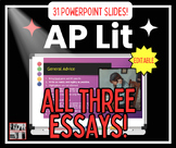 AP Literature Essay Test Prep Slides and Advice for Q1, Q2