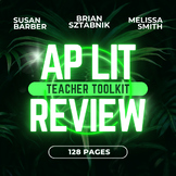 Preview of AP Literature Exam Review Teacher Toolkit