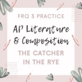 AP Literature FRQ 3 Literary Argument Prompt Practice The 