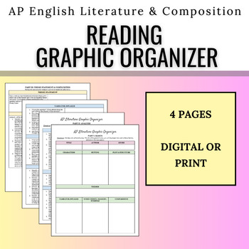 Preview of AP Literature Graphic Organizer