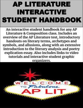 Preview of AP Literature Interactive Student Handbook (GOOGLE SLIDES)