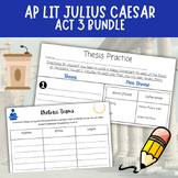 AP Literature Julius Caesar Act 3 Bundle