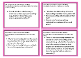 AP Literature Key Question Discussion Cards (Skill Category 2)