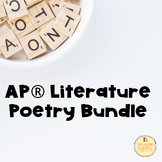 AP Literature Poetry Bundle