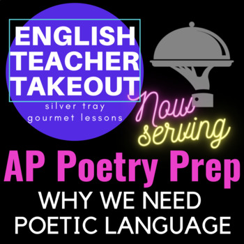 Preview of AP Literature Poetry Prep:  Why We Need Poetic Language